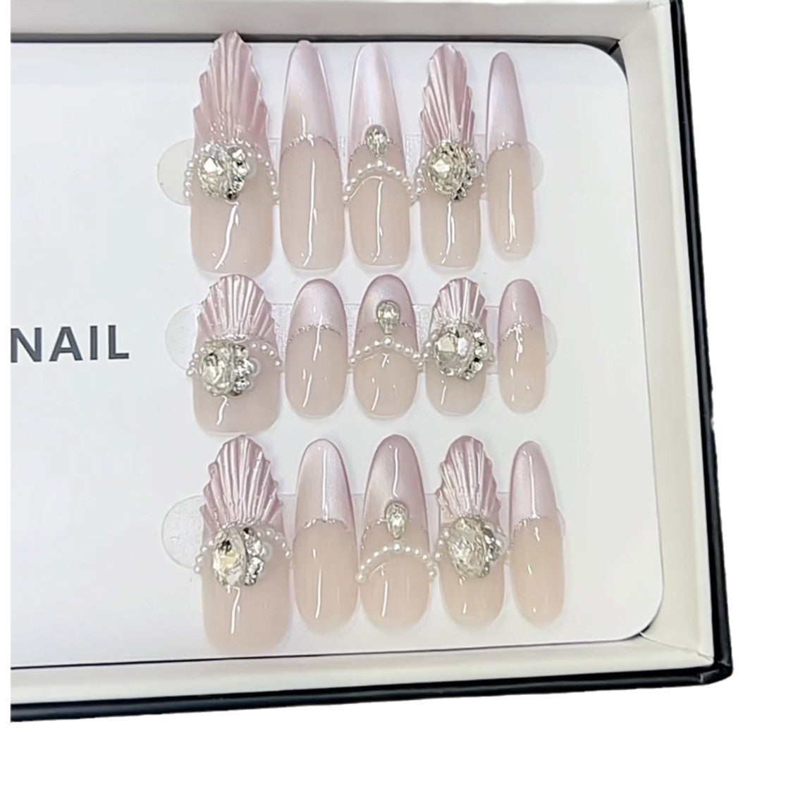 3D Dekorative Press-On Nagelset Brehn