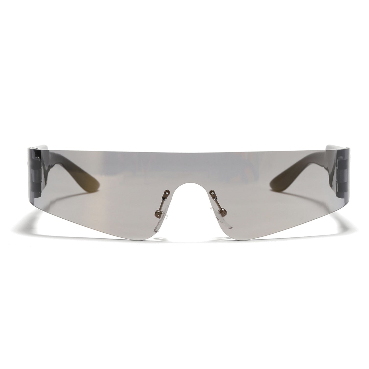 Damen futuristische Sport-Sonnenbrille mit optimalem UV-Schutz Brehn