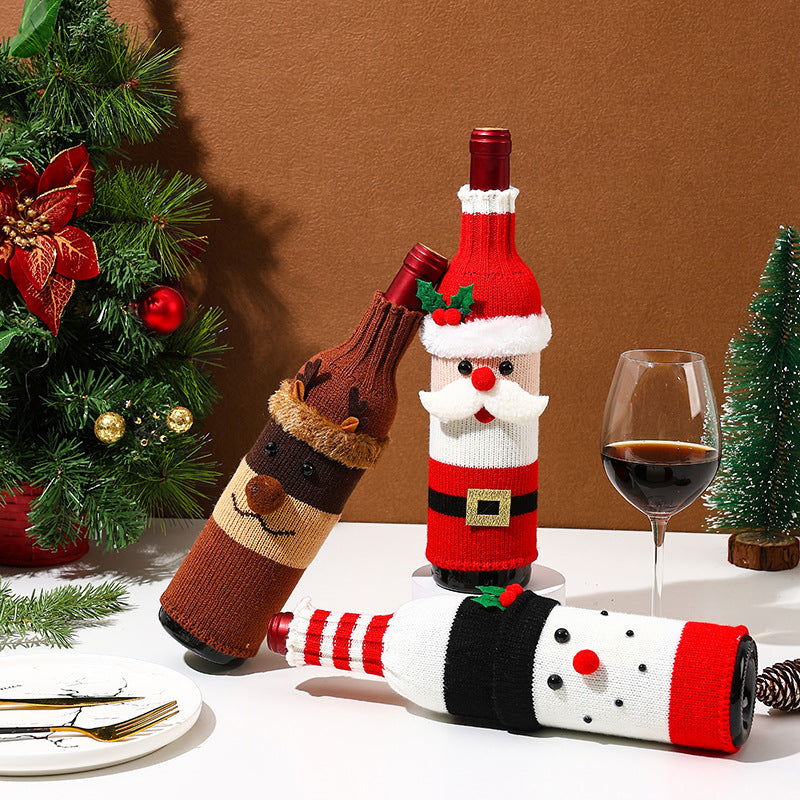 Weihnachtsgeschenk Weinflaschenhülle Brehn