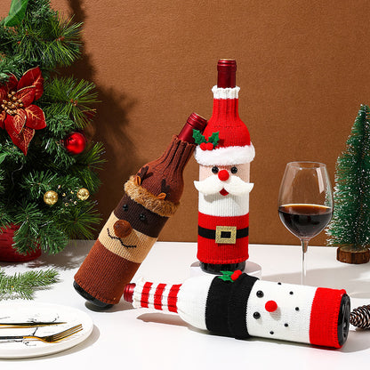 Weihnachtsgeschenk Weinflaschenhülle Brehn