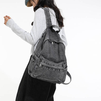 Trendiger Freizeit-Denim-Rucksack Brehn