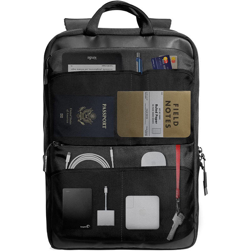 Herren praktischer Business-Rucksack mit gepolstertem Laptopfach und Organisationssystem Brehn