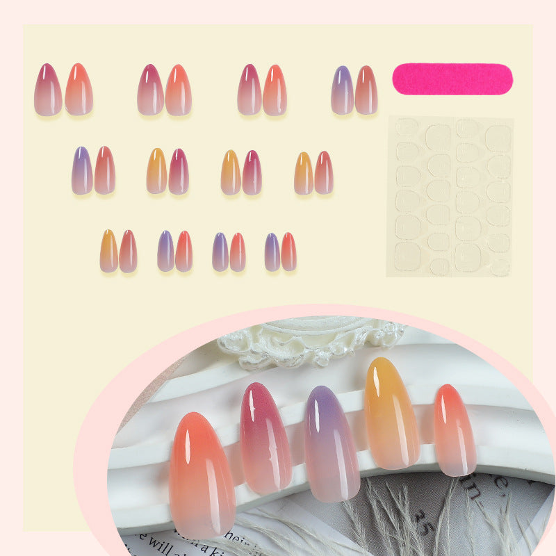 Ombre Nagelkunst Set mit Elegantem Farbverlauf-Design Brehn