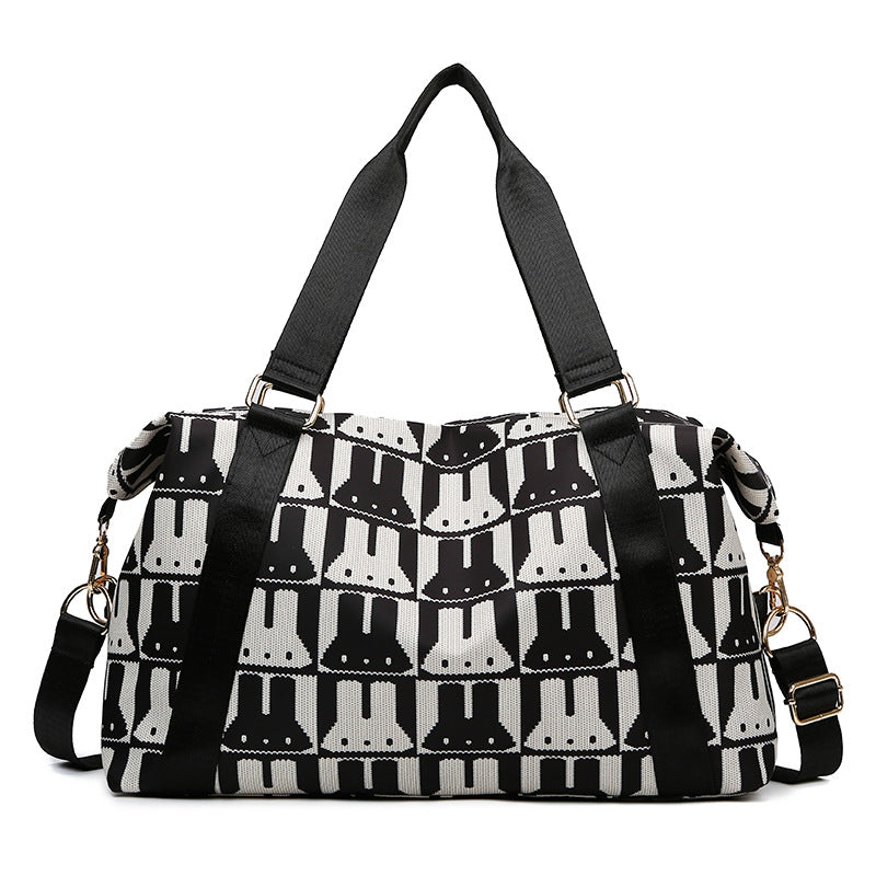 Charmante grafische Reis Duffel Brehn