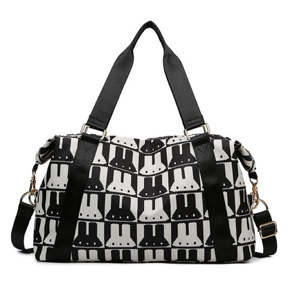 Charmante grafische Reis Duffel Brehn