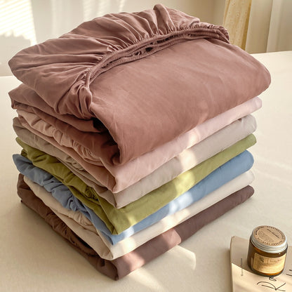 Extra-tiefes Elastisches Jersey-Spannbettlaken mit rutschfester Eckenzugabe