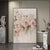 Florales strukturiertes Wandbild