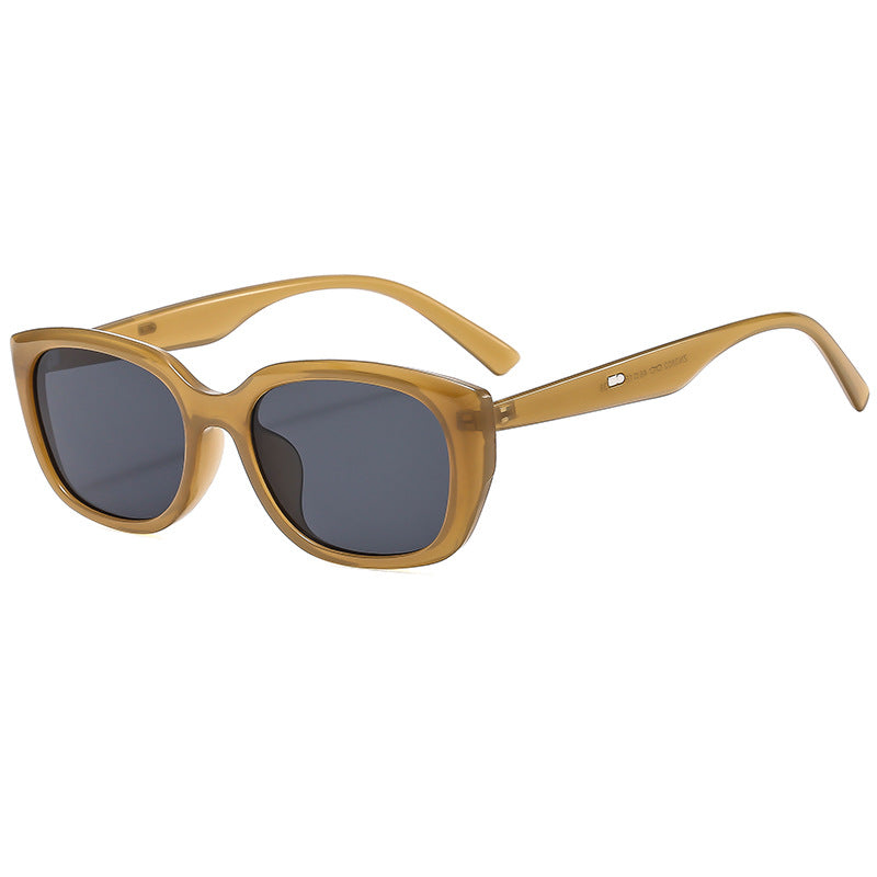 Damen modische oversized Sonnenbrille mit stilvollem Kunststoffrahmen Brehn