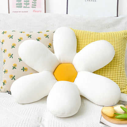 Quadratischer dekorativer Kissenbezug mit handtuftetem Blumen‑Tufting Brehn