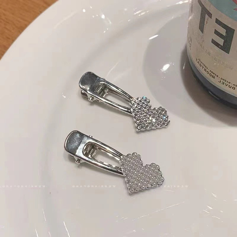 Herzförmige Strass-Haarspange Brehn
