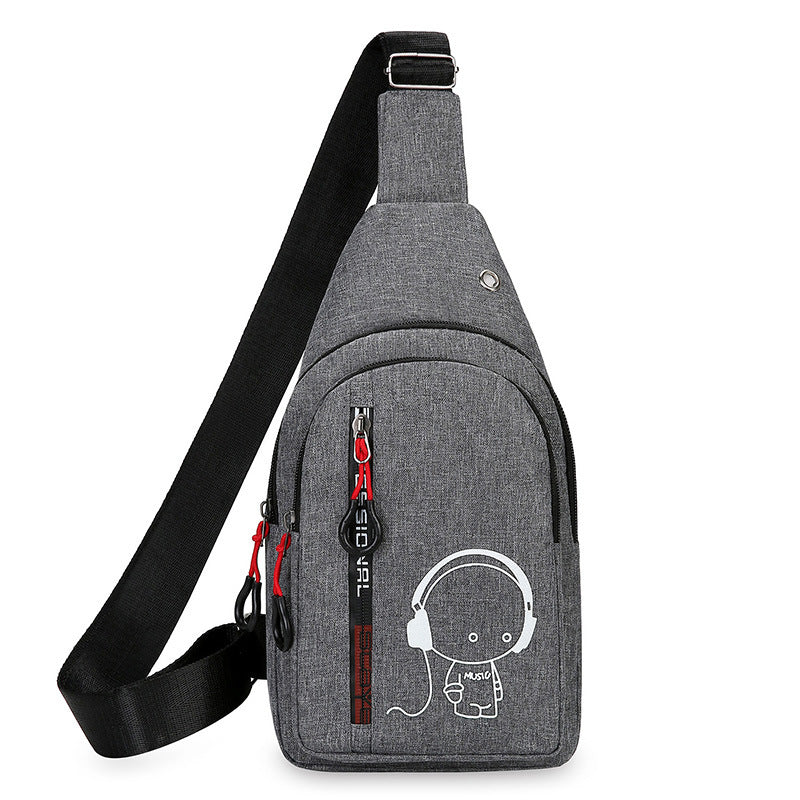 Trendy Straßenstil Sling-Rucksack Brehn