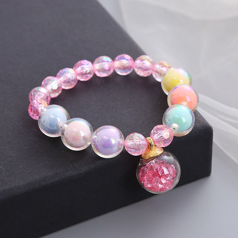 Armband Aus Bunten Glasperlen Brehn