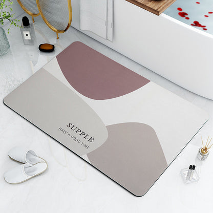 Inspirierendes Zitat Badematte