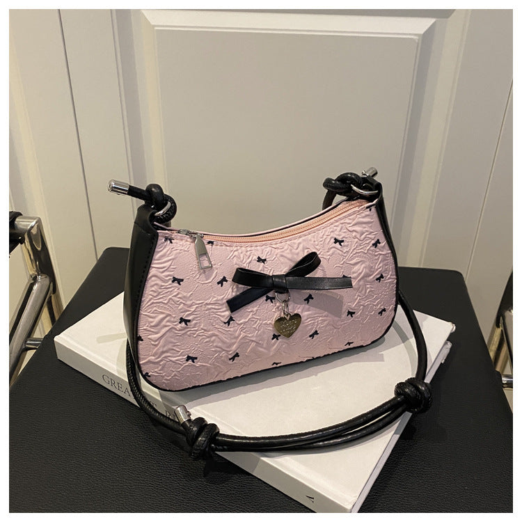 Charmante Schleifen-Detail gesteppte Handtasche Brehn