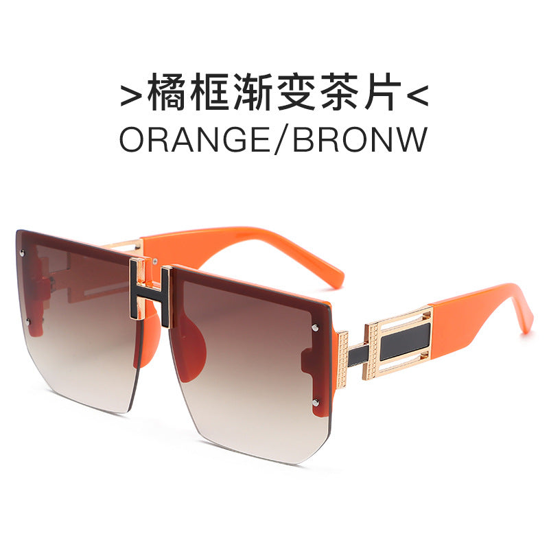 Damen futuristische Quadrat-Sonnenbrille Brehn