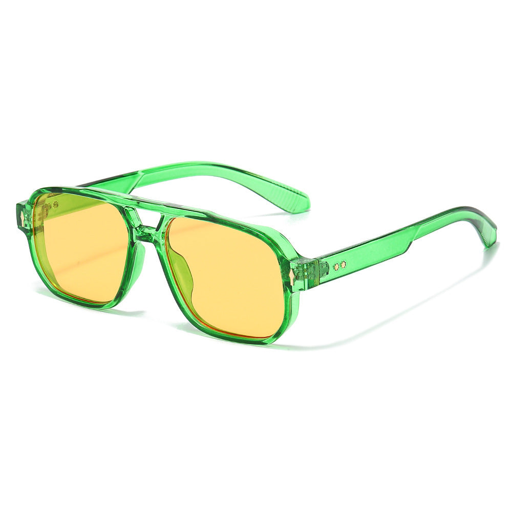 Modebewusste polarisierte rechteckige Sonnenbrille Brehn