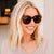 Damen Sonnenbrille im eleganten Retro-Stil mit hochschützendem UV-Filter Brehn