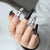 Kunstnagelset mit trendigem Leopardenmuster und elegantem mattem Finish Brehn