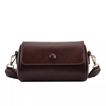 Retro Leder Crossbody Tasche Brehn