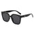 Damen quadratische Sonnenbrille mit elegantem Rahmen und UV-Schutz Brehn