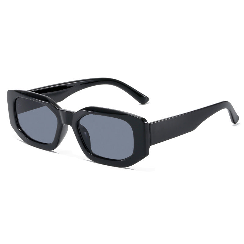 Damen modische quadratische Sonnenbrille mit unverwechselbarem Rahmen Brehn