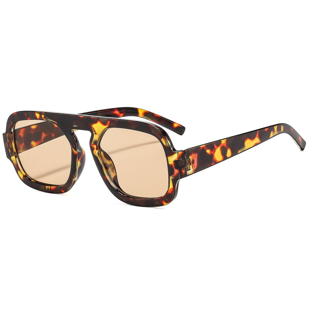 Herren Bold Retro-inspirierte quadratische Sonnenbrille Brehn