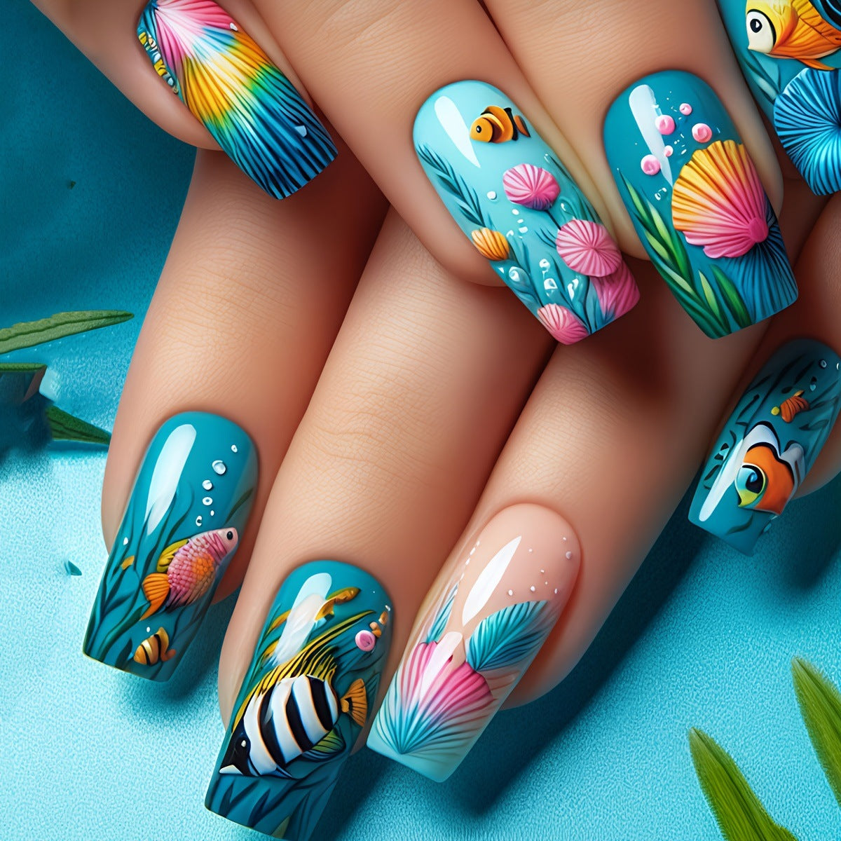 Kreatives Unterwasser Nageldesignset Brehn