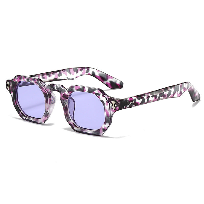 Moderne achteckige Rahmen Sonnenbrille Brehn