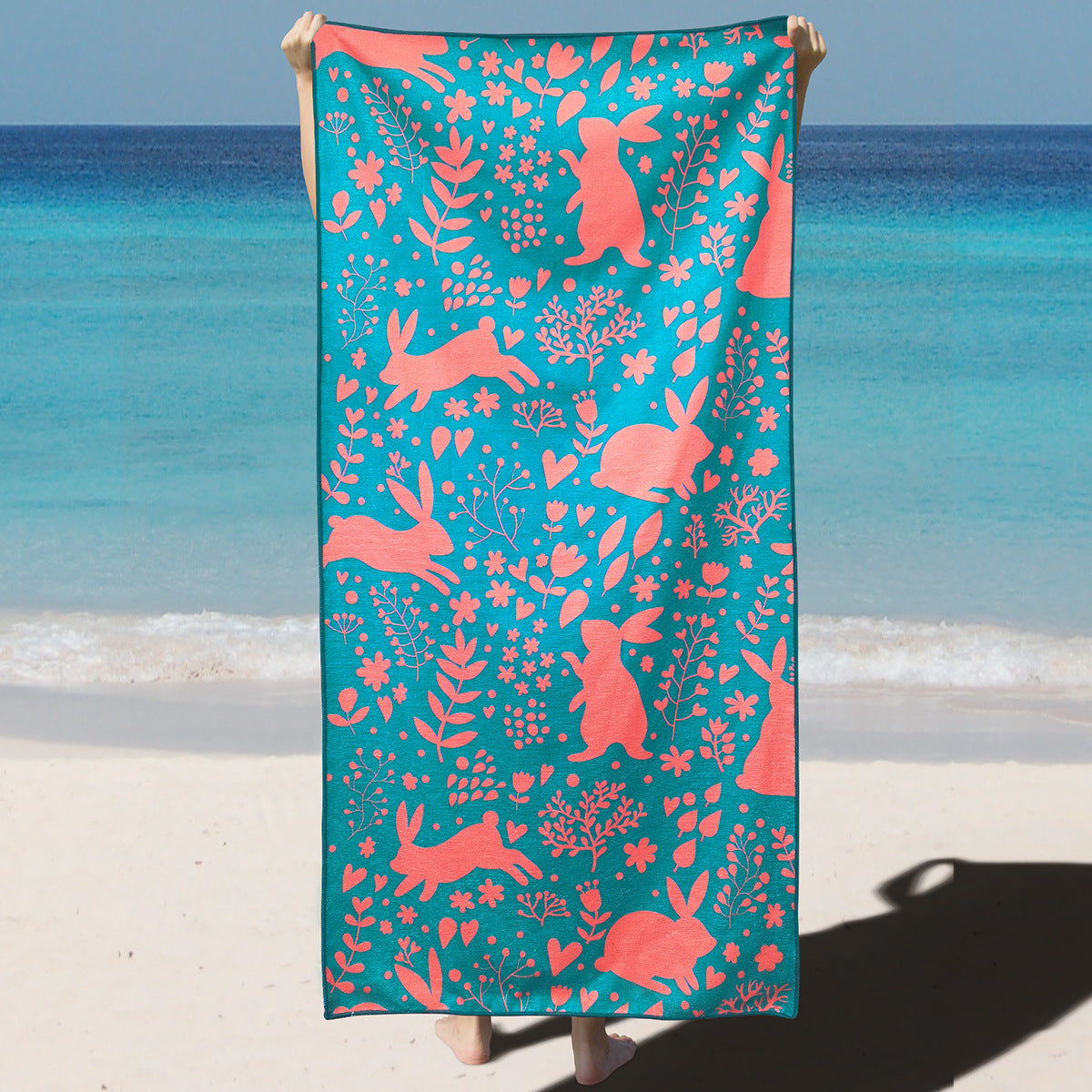 Strandtuch mit zauberhaftem Meerjungfrau-Design Brehn