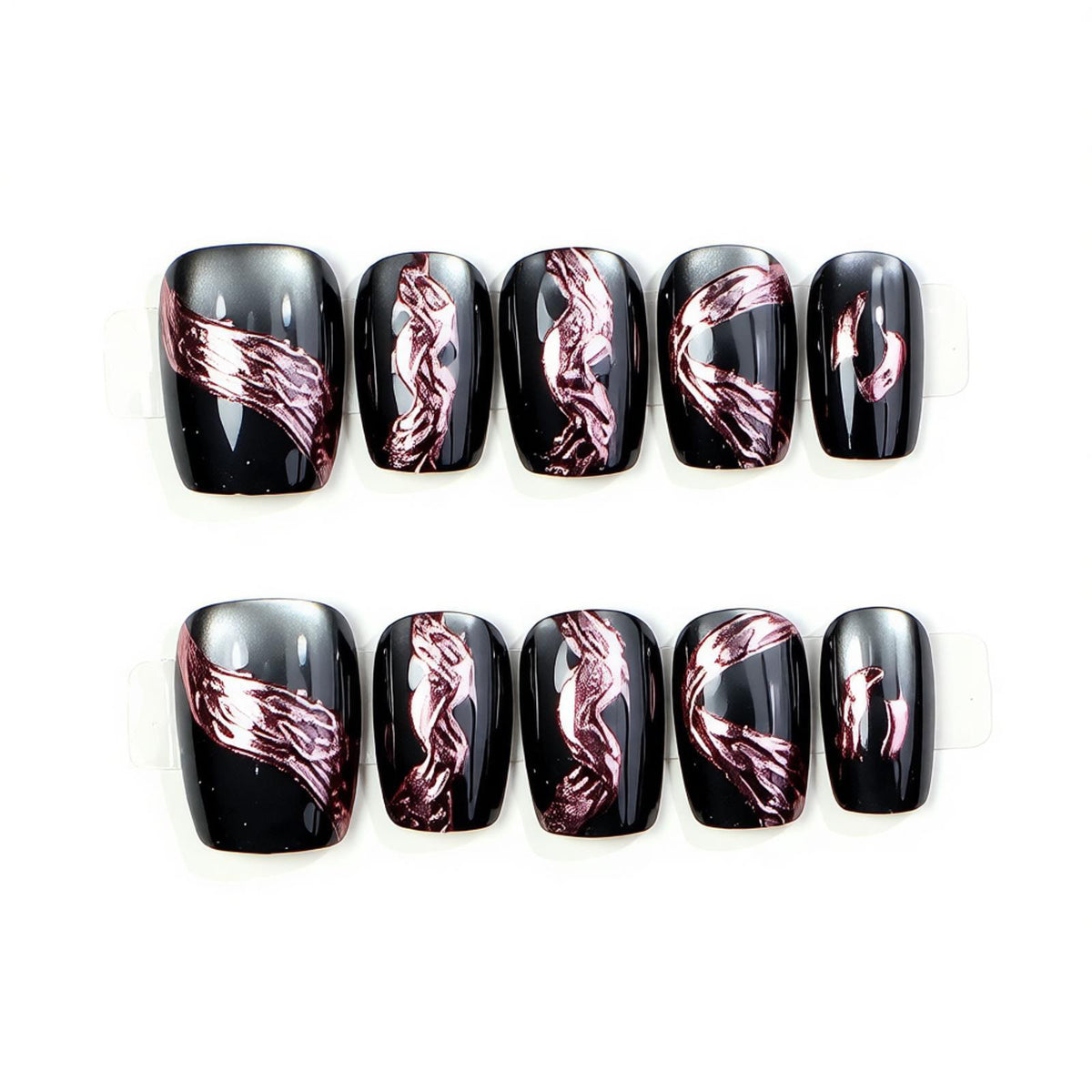 Premium Dekorative Press-On Nagelset Brehn