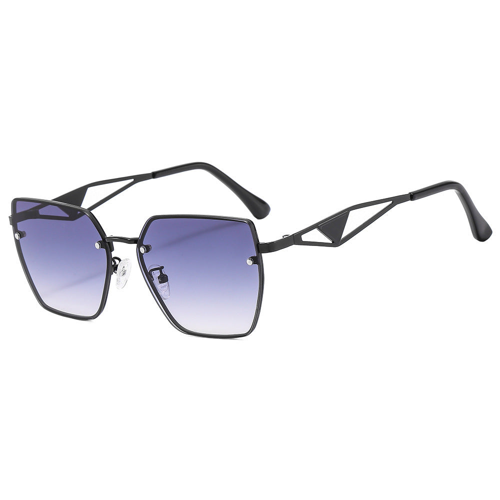 Damen geometrische Sonnenbrille mit filigranem Design Brehn