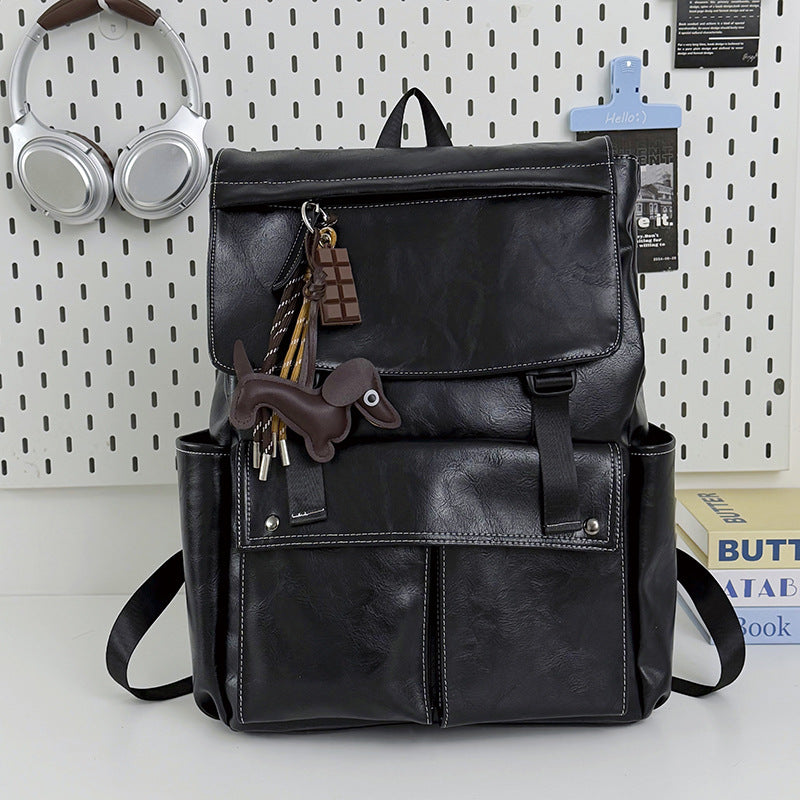 Stilvoller Echtleder Rucksack