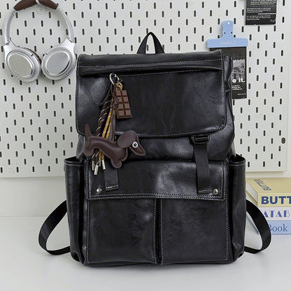 Stilvoller Echtleder Rucksack
