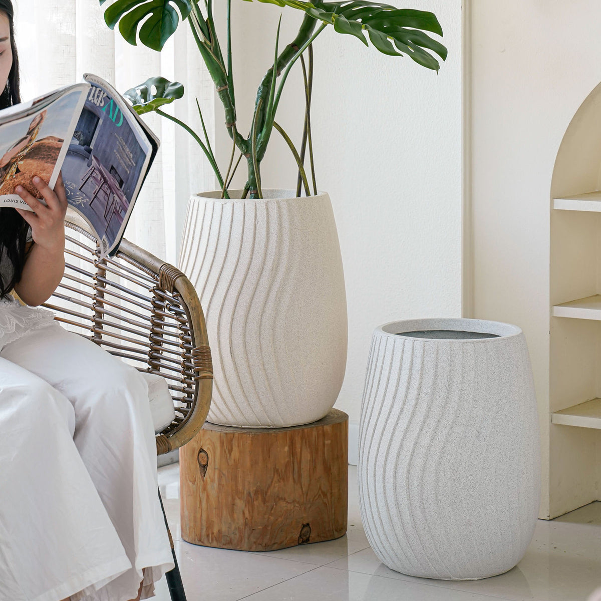 Designer Blumentopf Brehn