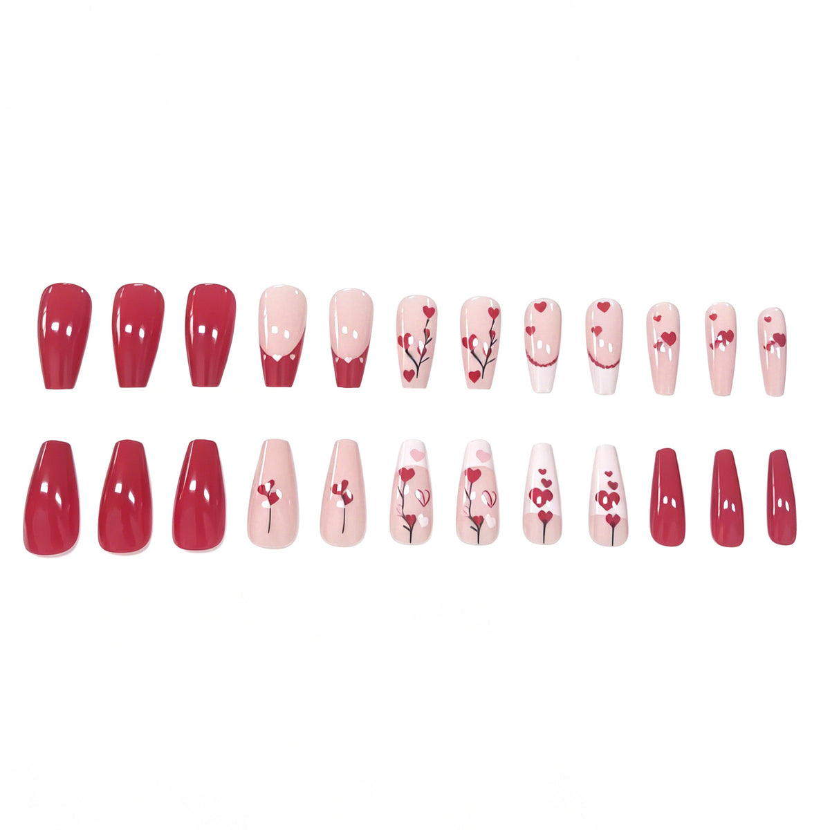 Herz-Themen Nagelkunst Brehn