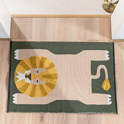 Badematte mit Giraffen-Design, saugfähigem Mikrofaserflor und rutschfester Unterseite Brehn