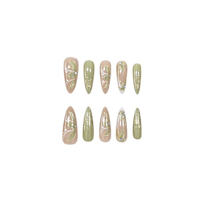 Elegante Blumen Nagelkunstverlängerungen Brehn 1789915831