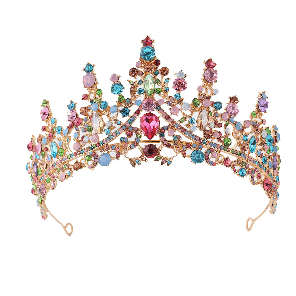 Damen Strass Tiara mit funkelnden Edelsteinen Brehn