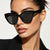 Damen stilvolle Sonnenbrille mit elegantem Transparentrahmen Brehn