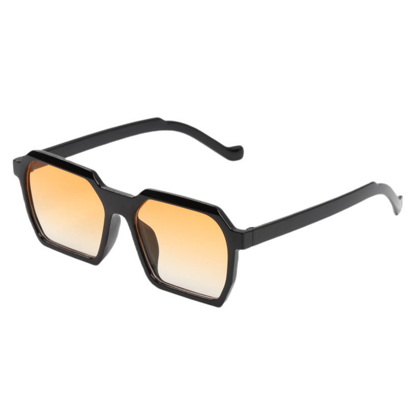 Damen Modische hexagonale Sonnenbrille mit sanften Farbverlauf Brehn
