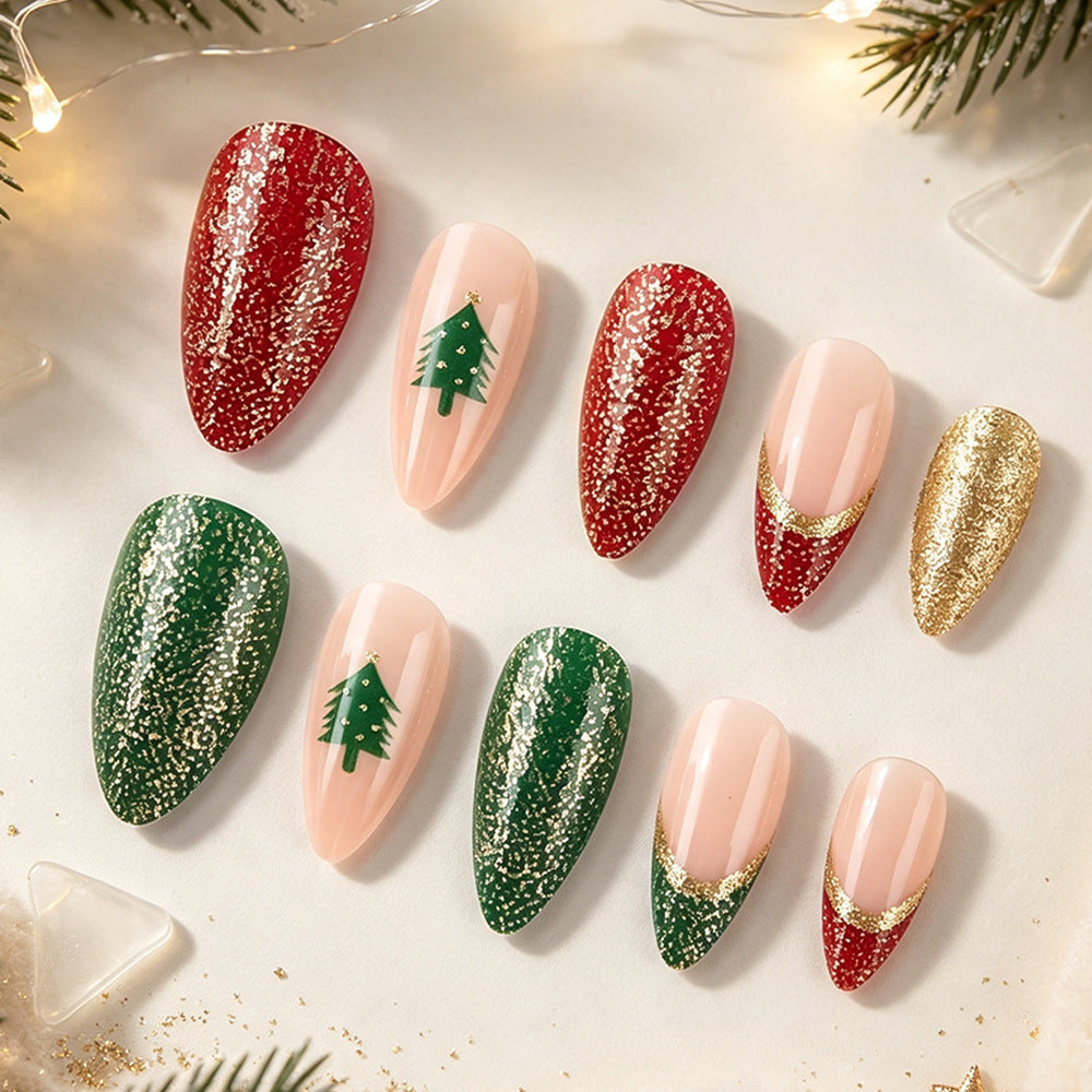 Festives Kunstvolles Nageldesign Brehn