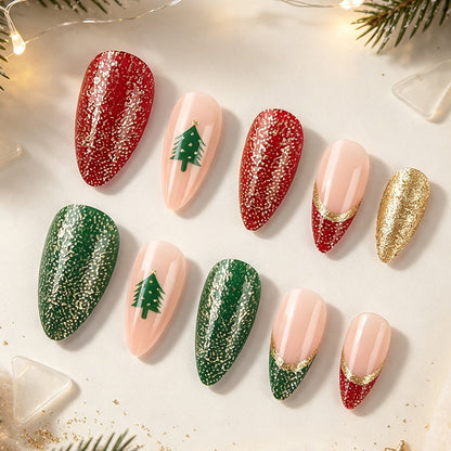 Festives Kunstvolles Nageldesign Brehn