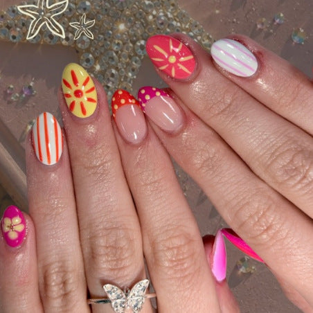 Thematisches Sommer-Nagelkunst-Set Brehn