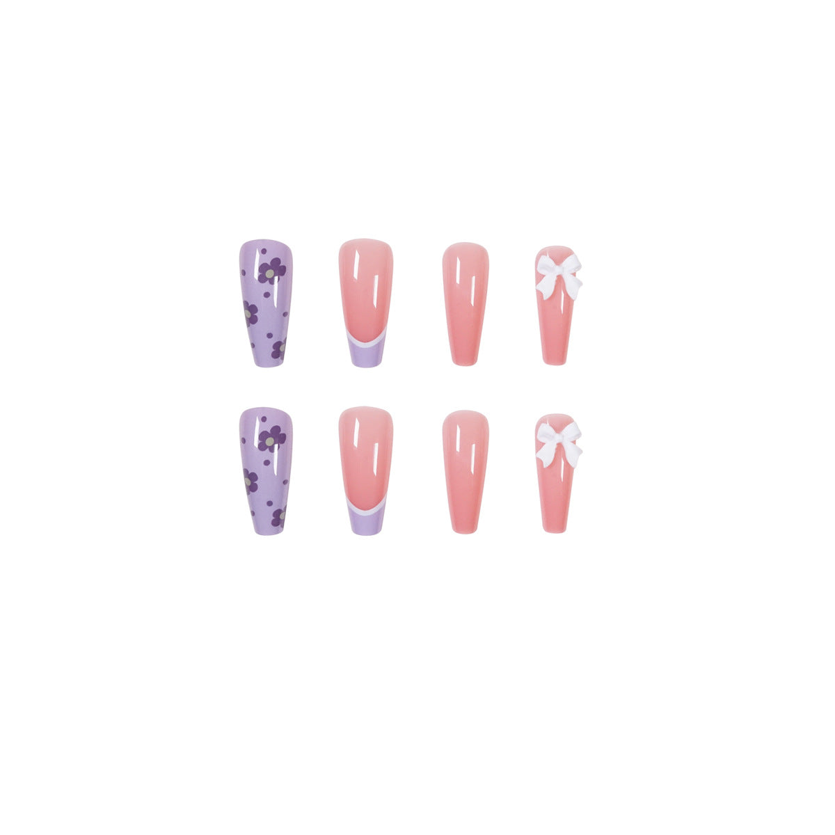 Kunstvolle Nagelverlängerungen im floralen Design Brehn