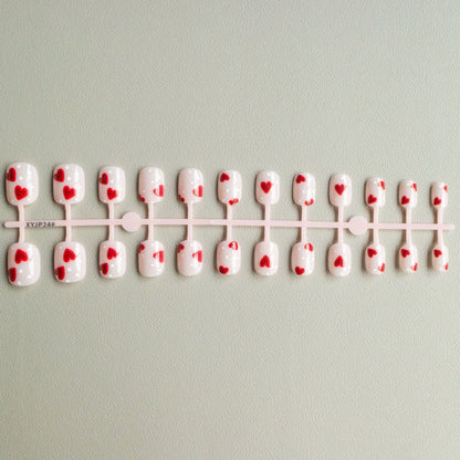 Herz-themen Acryl-Nagelkunst Set