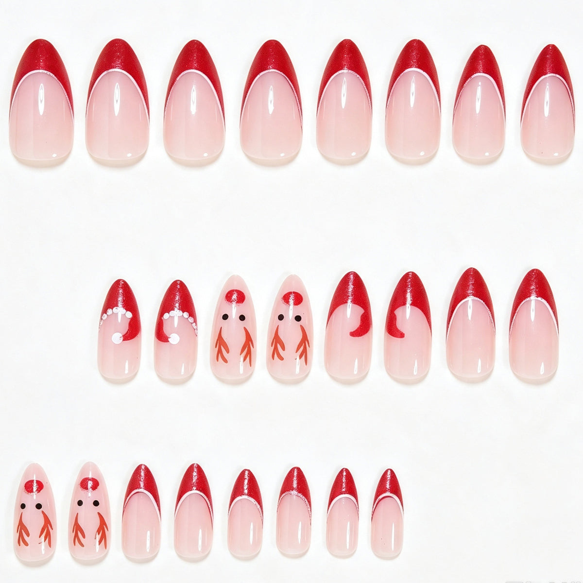 Kreatives nagelkunstset mit Feiertagsthema Brehn