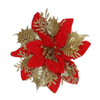 Dekorative Glitzernde Blumenbrosche Brehn