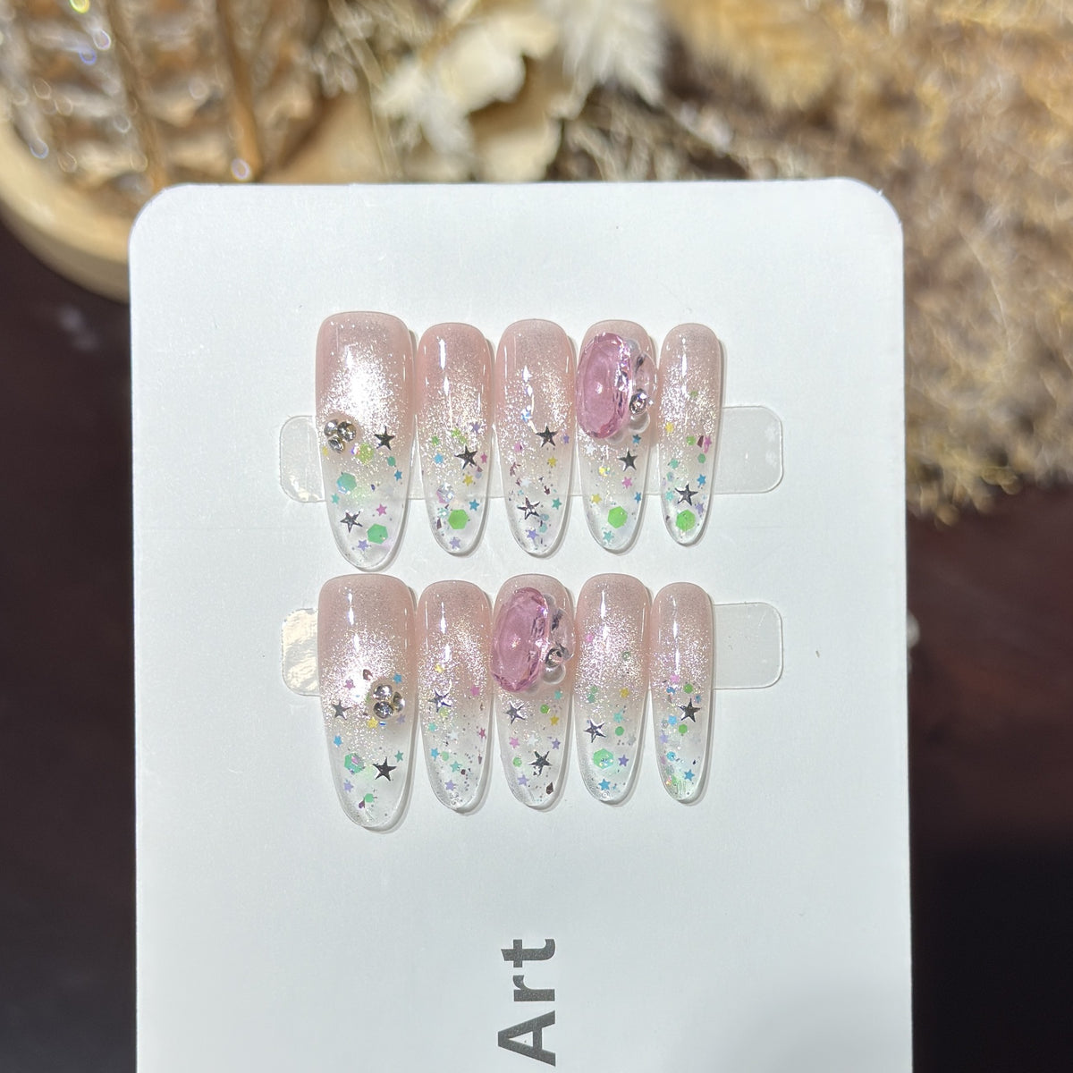 Dekoratives Press-On Nagelkunst Set Brehn