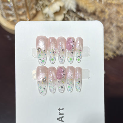 Dekoratives Press-On Nagelkunst Set Brehn