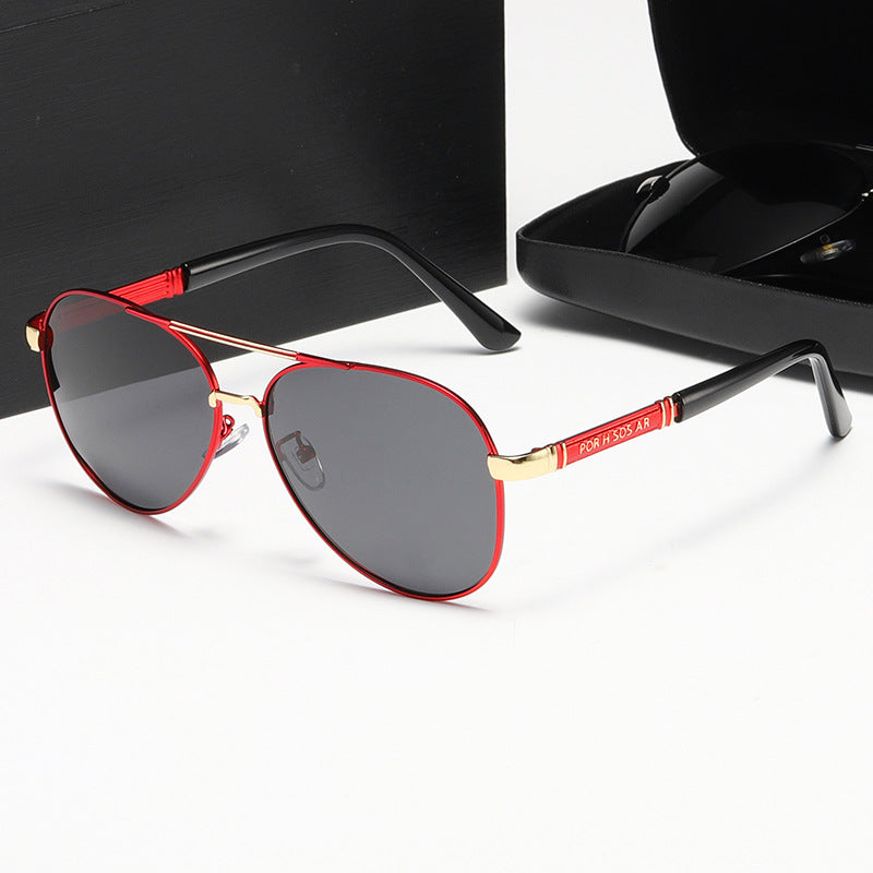 Damen Elegante Piloten-Sonnenbrille mit hochwertigen Polarisationsgläsern Brehn
